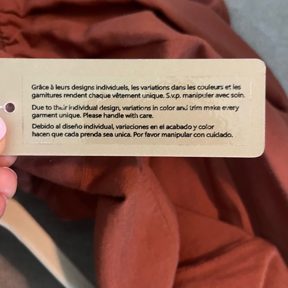 RD Style button up linen blend dress. Size M - Picture 4 of 6